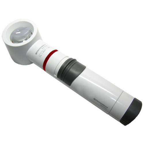 6X / 23D Eschenbach Incandescent Lighted Hand Held Stand Magnifier - 2.2 Inch Lens